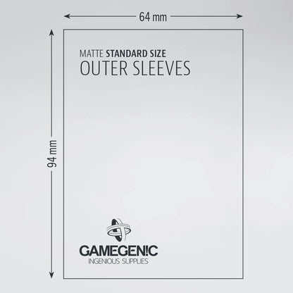 Gamegenic - Outer Sleeves Matte Standard Size (50 bustine)