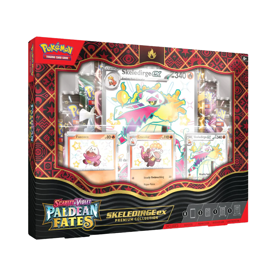 Pokémon Destino di Paldea - Collezione Premium Skeledirge - ex